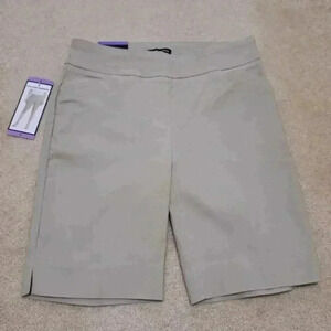 ❤️ New!  Hilary Radley Bermuda Shorts 4 Stretch Beige/Stone Colour 9 inch inseam